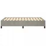 világosszürke bársony ágykeret matrac nélkül 120x200 cm