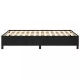 fekete bársony ágykeret matrac nélkül 120x200 cm