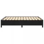 fekete bársony ágykeret matrac nélkül 140 x 190 cm