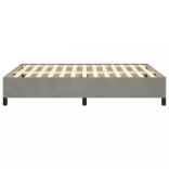 világosszürke bársony ágykeret matrac nélkül 140x200 cm