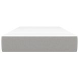 világosszürke szövet zsebrugós ágymatrac közepes keménységű 80 x 200 x 20 cm