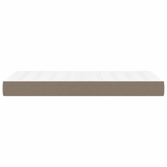 tópszínű szövet zsebrugós ágymatrac közepes keménységű 80 x 200 x 20 cm
