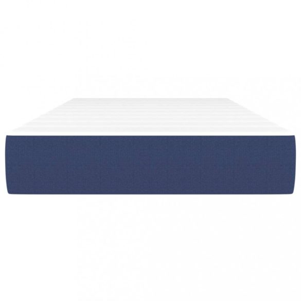 kék szövet zsebrugós ágymatrac közepes keménységű 80 x 200 x 20 cm