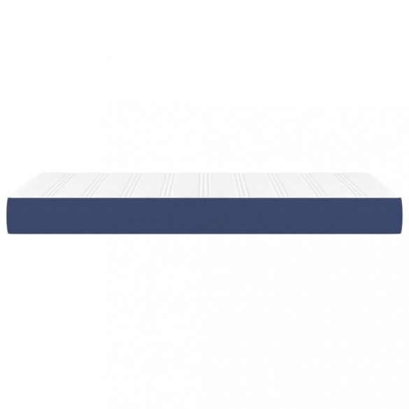 kék szövet zsebrugós ágymatrac közepes keménységű 80 x 200 x 20 cm