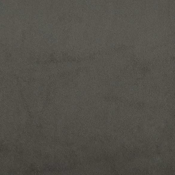 sötétszürke bársony zsebrugós ágymatrac közepes keménységű 80 x 200 x 20 cm