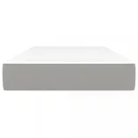 világosszürke szövet zsebrugós ágymatrac közepes keménységű 90x190x20 cm