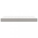 világosszürke szövet zsebrugós ágymatrac közepes keménységű 90x190x20 cm