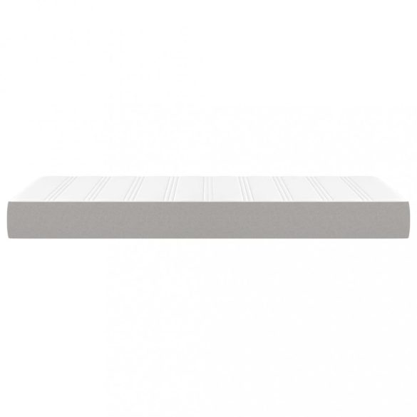 világosszürke szövet zsebrugós ágymatrac közepes keménységű 90x190x20 cm