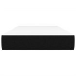 fekete szövet zsebrugós ágymatrac közepes keménységű 90x190x20 cm