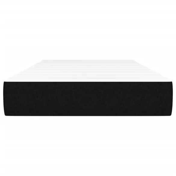 fekete szövet zsebrugós ágymatrac közepes keménységű 90x190x20 cm