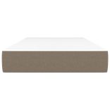 tópszínű szövet zsebrugós ágymatrac közepes keménységű 90x190x20 cm