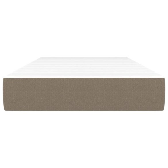 tópszínű szövet zsebrugós ágymatrac közepes keménységű 90x190x20 cm