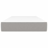 világosszürke szövet zsebrugós ágymatrac közepes keménységű 90x200x20 cm