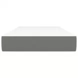 sötétszürke szövet zsebrugós ágymatrac közepes keménységű 90 x 200 x 20 cm