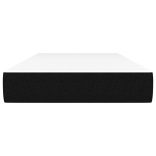 fekete szövet zsebrugós ágymatrac közepes keménységű 90x200x20 cm