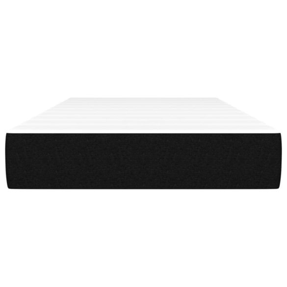 fekete szövet zsebrugós ágymatrac közepes keménységű 90x200x20 cm