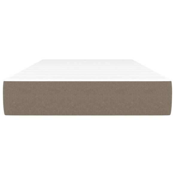 tópszínű szövet zsebrugós ágymatrac közepes keménységű 90x200x20 cm