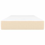 krémszínű szövet zsebrugós ágymatrac közepes keménységű 90x200x20 cm