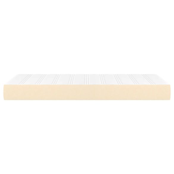 krémszínű szövet zsebrugós ágymatrac közepes keménységű 90x200x20 cm
