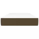 sötétbarna szövet zsebrugós ágymatrac közepes keménységű 100x200x20 cm