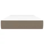 tópszínű szövet zsebrugós ágymatrac közepes keménységű 100x200x20 cm