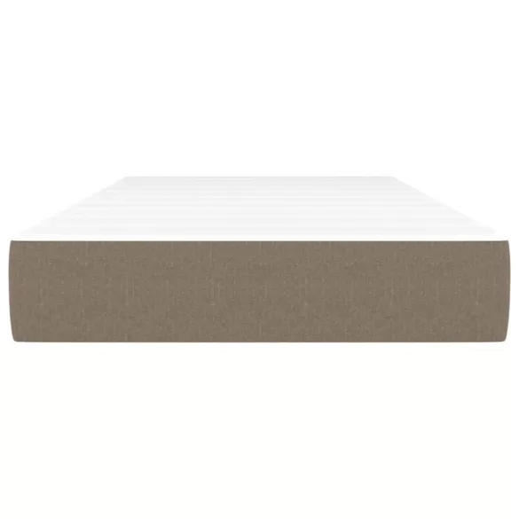 tópszínű szövet zsebrugós ágymatrac közepes keménységű 100x200x20 cm