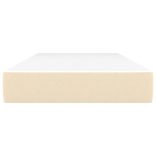 krémszínű szövet zsebrugós ágymatrac közepes keménységű 100x200x20 cm