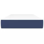 kék szövet zsebrugós ágymatrac közepes keménységű 100x200x20 cm