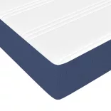 kék szövet zsebrugós ágymatrac közepes keménységű 100x200x20 cm