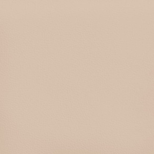 cappuccino színű műbőr zsebrugós ágymatrac közepes keménységű 100x200x20 cm