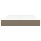 tópszínű szövet zsebrugós ágymatrac közepes keménységű 120x200x20 cm