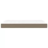 tópszínű szövet zsebrugós ágymatrac közepes keménységű 120x200x20 cm