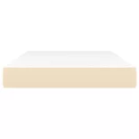 krémszínű szövet zsebrugós ágymatrac közepes keménységű 120x200x20 cm