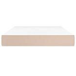 cappuccino színű műbőr zsebrugós ágymatrac közepes keménységű 120x200x20 cm