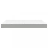 világosszürke szövet zsebrugós ágymatrac közepes keménységű 140 x 190 x 20 cm