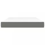 sötétszürke szövet zsebrugós ágymatrac közepes keménységű 140 x 190 x 20 cm