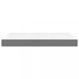 sötétszürke szövet zsebrugós ágymatrac közepes keménységű 140 x 190 x 20 cm