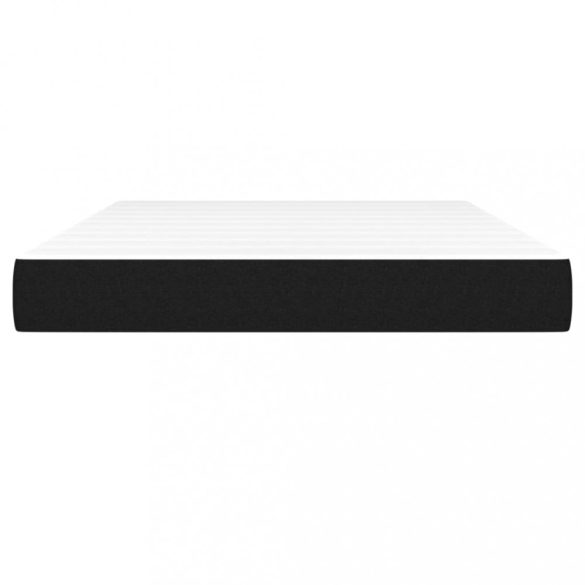 fekete szövet zsebrugós ágymatrac közepes keménységű 140 x 190 x 20 cm