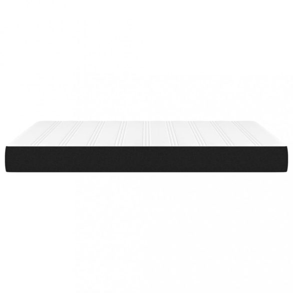 fekete szövet zsebrugós ágymatrac közepes keménységű 140 x 190 x 20 cm