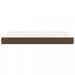 sötétbarna szövet zsebrugós ágymatrac közepes keménységű 140 x 190 x 20 cm