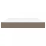 tópszínű szövet zsebrugós ágymatrac közepes keménységű 140 x 190 x 20 cm