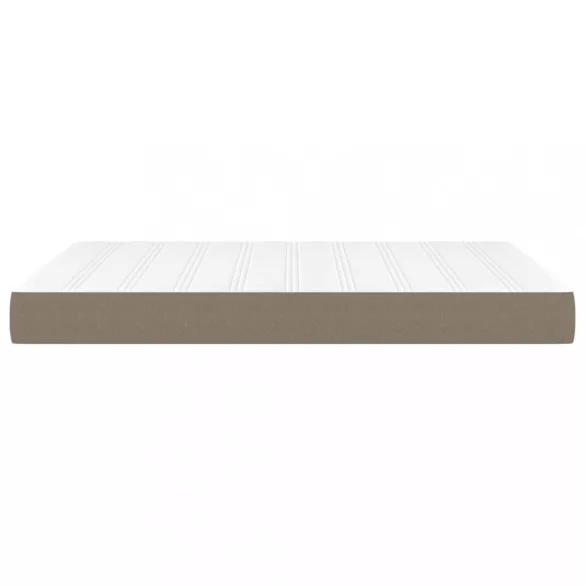 tópszínű szövet zsebrugós ágymatrac közepes keménységű 140 x 190 x 20 cm