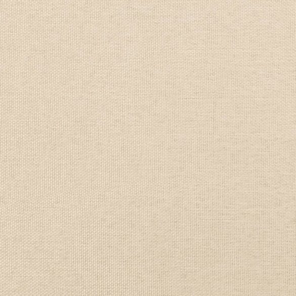 krémszínű szövet zsebrugós ágymatrac közepes keménységű 140 x 190 x 20 cm