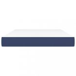 kék szövet zsebrugós ágymatrac közepes keménységű 140 x 190 x 20 cm