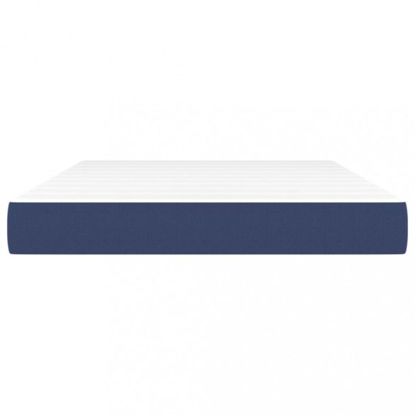 kék szövet zsebrugós ágymatrac közepes keménységű 140 x 190 x 20 cm
