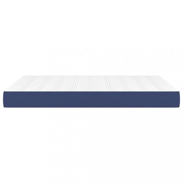 kék szövet zsebrugós ágymatrac közepes keménységű 140 x 190 x 20 cm