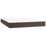 barna műbőr zsebrugós ágymatrac közepes keménységű 140x190x20 cm
