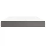 szürke műbőr zsebrugós ágymatrac közepes keménységű 140x190x20 cm