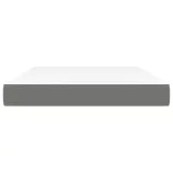 sötétszürke szövet zsebrugós ágymatrac közepes keménységű 140x200x20 cm