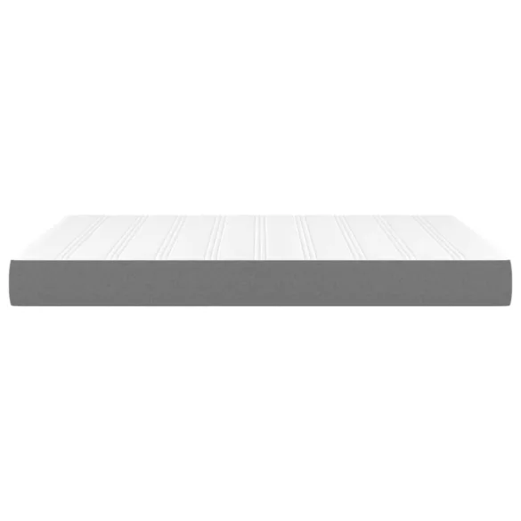 sötétszürke szövet zsebrugós ágymatrac közepes keménységű 140x200x20 cm